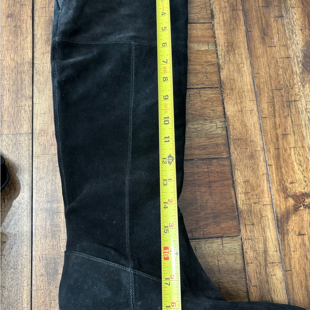 Marc Fisher Black Suede Long boots - Picture 8 of 8